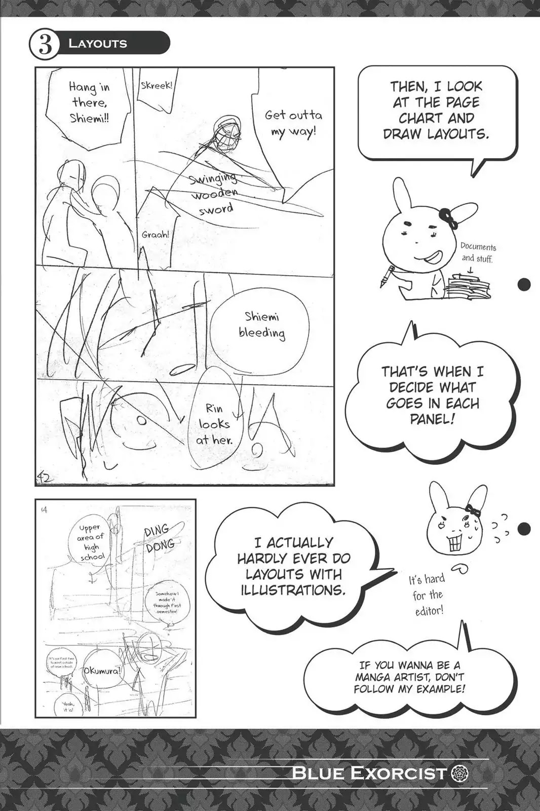 Ao no Exorcist Chapter 11.5 page 10 - Vol.3 Chapter Bonus: 4 Panel Comics (2)