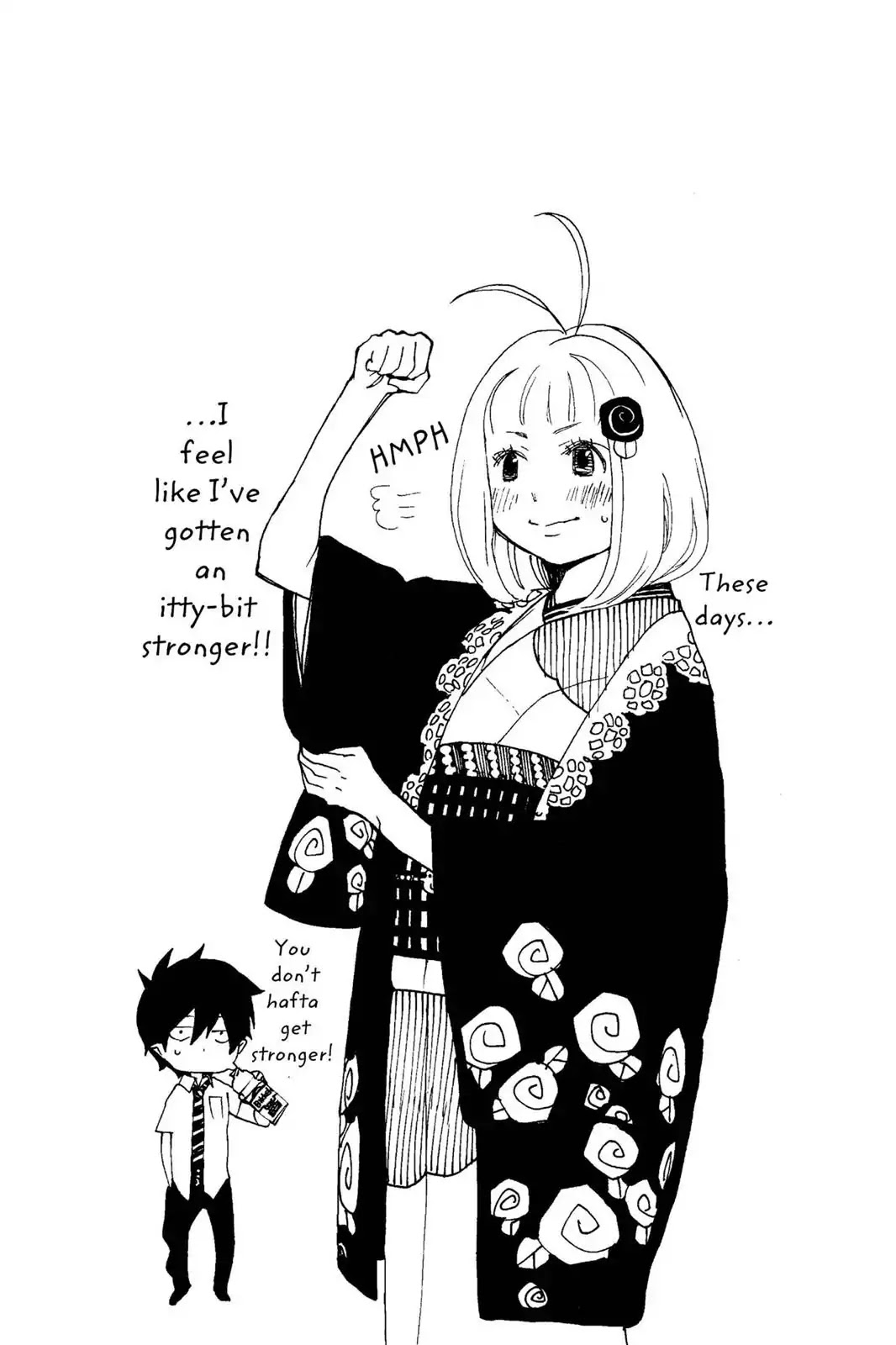 Ao no Exorcist Chapter 11.5 page 14 - Vol.3 Chapter Bonus: 4 Panel Comics (2)