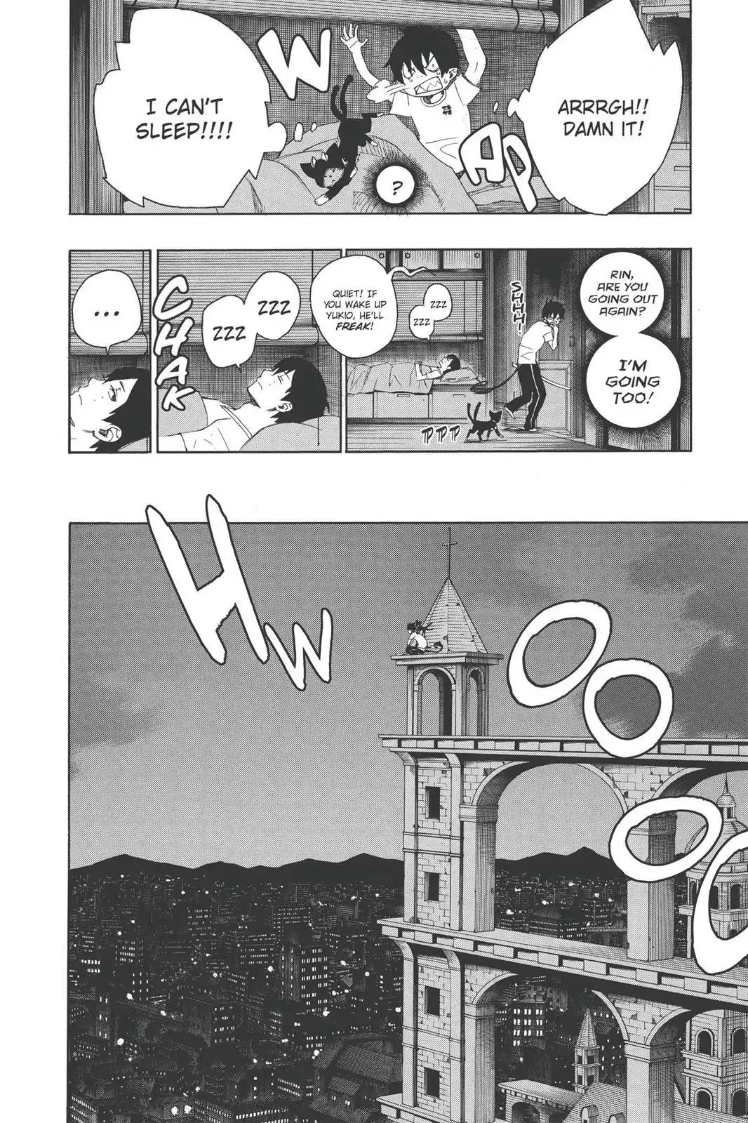 Ao no Exorcist Chapter 11 page 10 - Chapter 11: Fun Camp