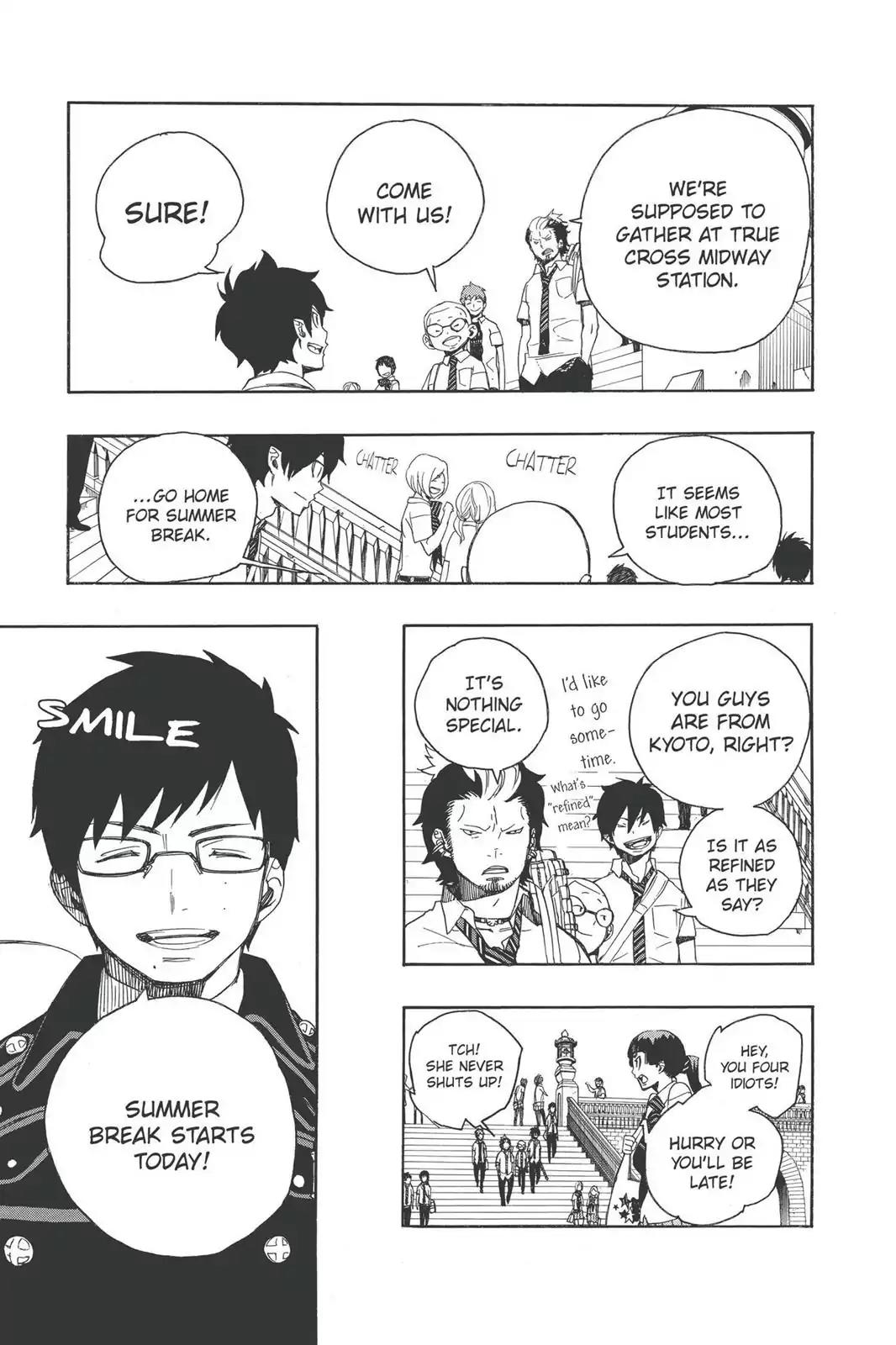 Ao no Exorcist Chapter 11 page 15 - Chapter 11: Fun Camp