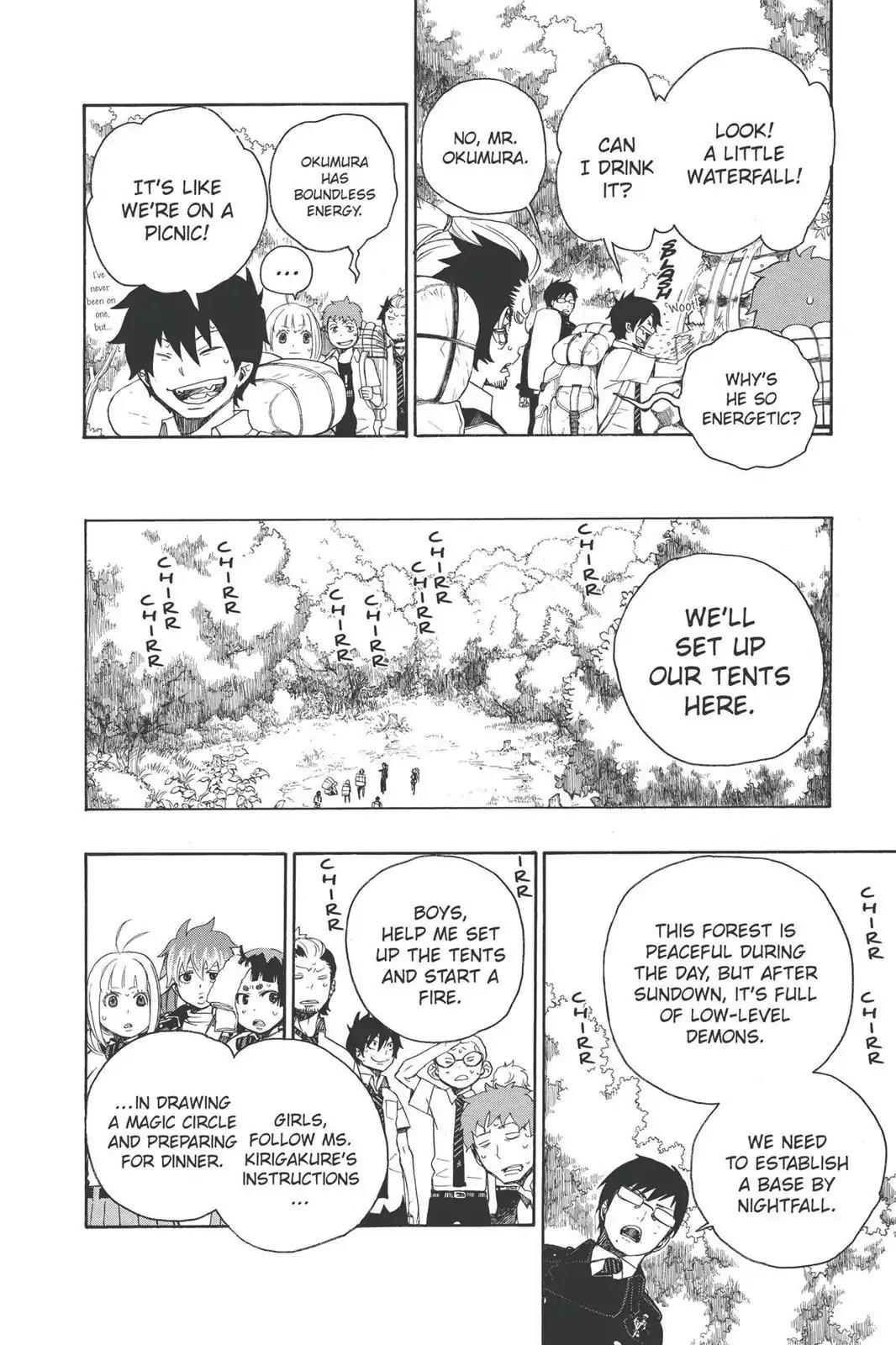 Ao no Exorcist Chapter 11 page 18 - Chapter 11: Fun Camp