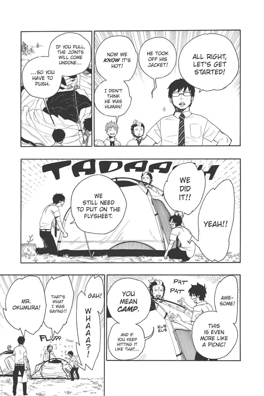 Ao no Exorcist Chapter 11 page 19 - Chapter 11: Fun Camp