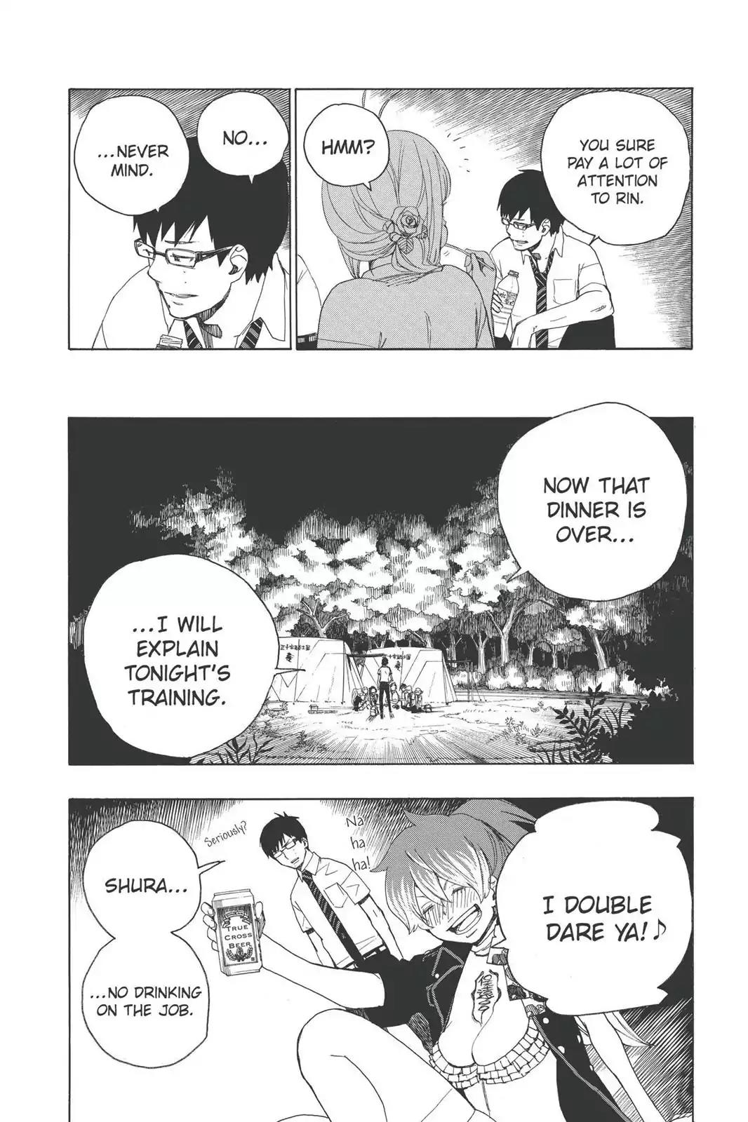 Ao no Exorcist Chapter 11 page 28 - Chapter 11: Fun Camp