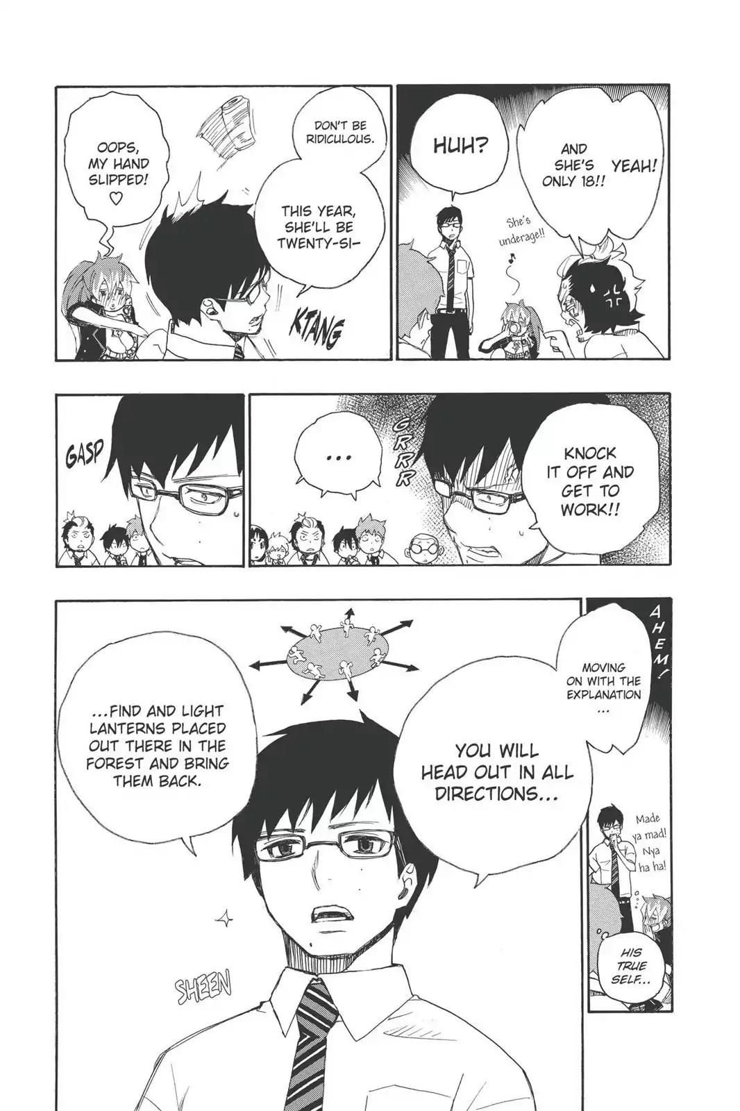 Ao no Exorcist Chapter 11 page 29 - Chapter 11: Fun Camp