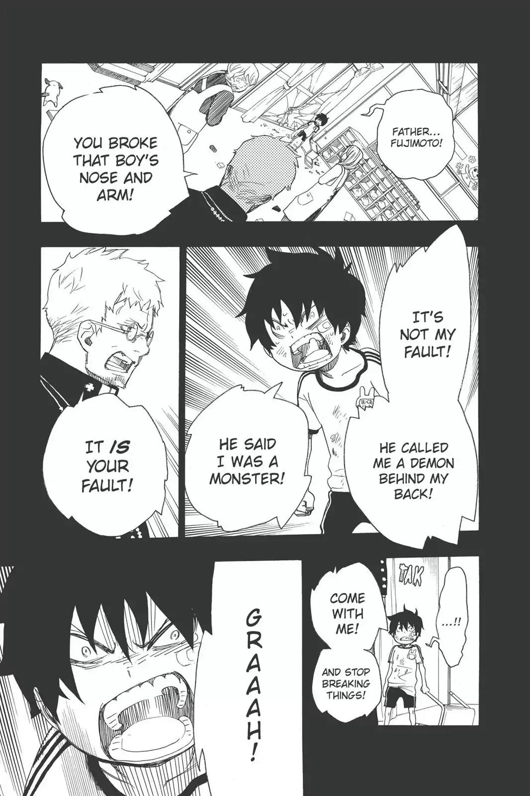 Ao no Exorcist Chapter 11 page 3 - Chapter 11: Fun Camp