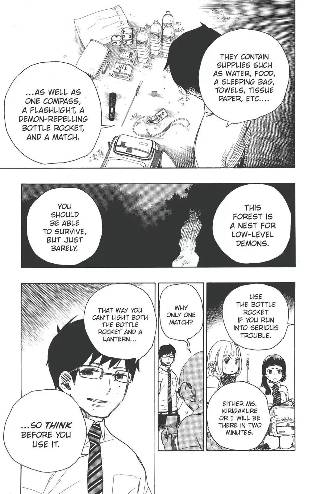 Ao no Exorcist Chapter 11 page 31 - Chapter 11: Fun Camp