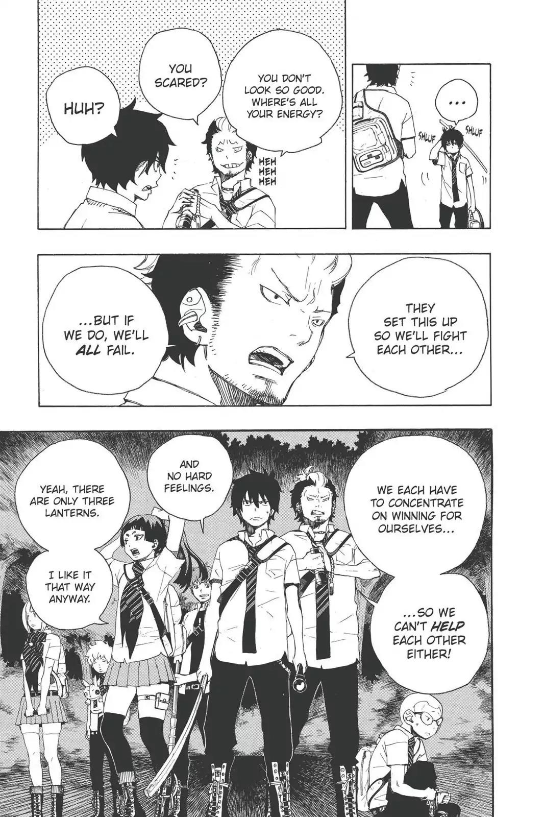Ao no Exorcist Chapter 11 page 35 - Chapter 11: Fun Camp