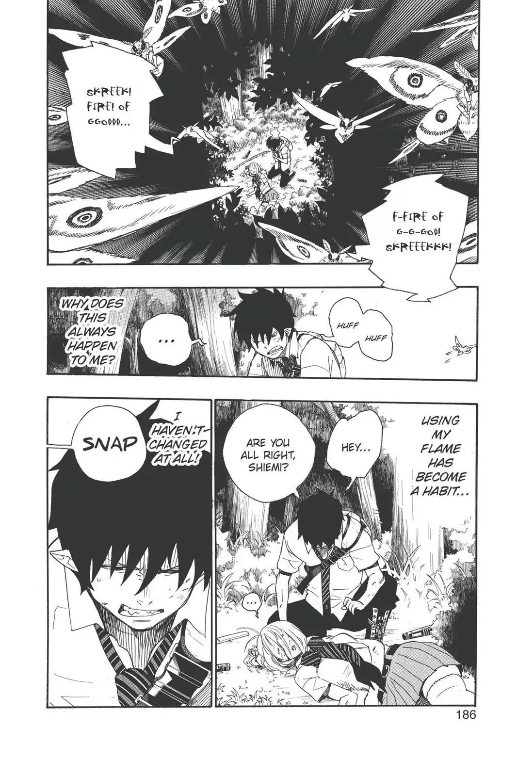 Ao no Exorcist Chapter 11 page 44 - Chapter 11: Fun Camp