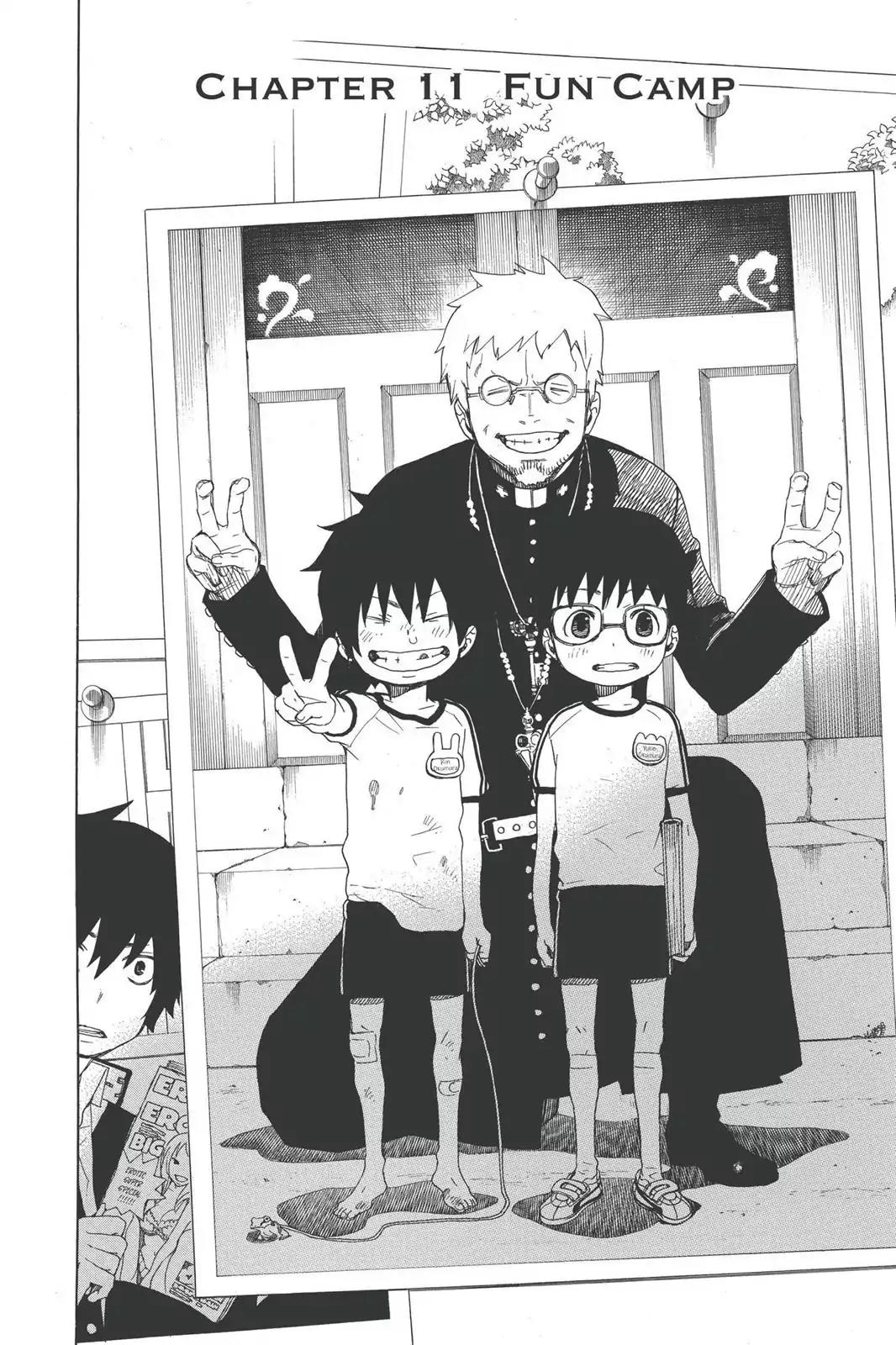 Ao no Exorcist Chapter 11 page 8 - Chapter 11: Fun Camp
