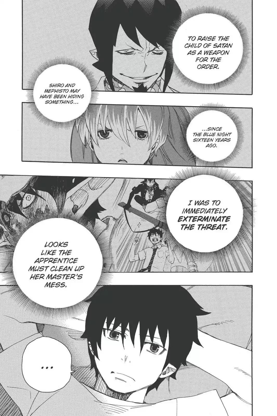 Ao no Exorcist Chapter 11 page 9 - Chapter 11: Fun Camp