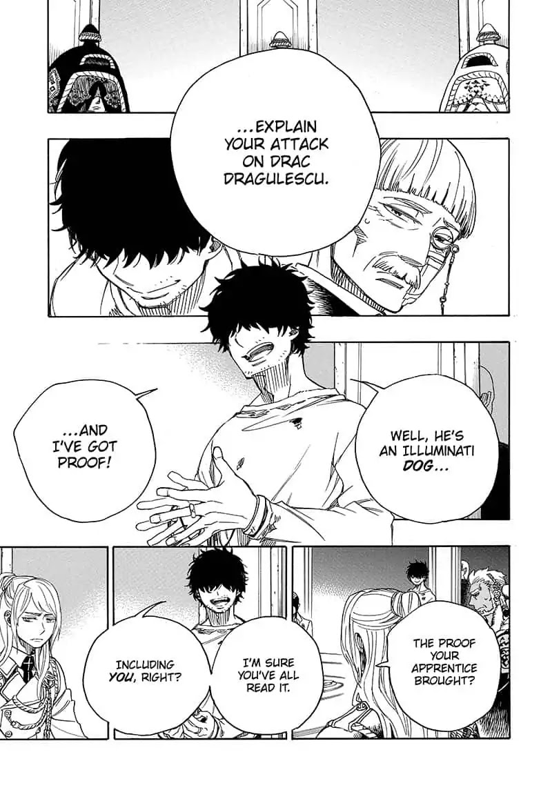 Ao no Exorcist Chapter 110 page 25 - Chapter 110: SsC40:00A