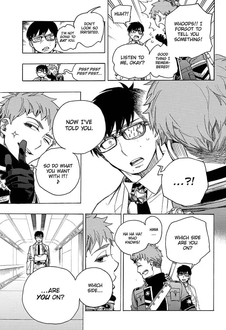 Ao no Exorcist Chapter 110 page 35 - Chapter 110: SsC40:00A
