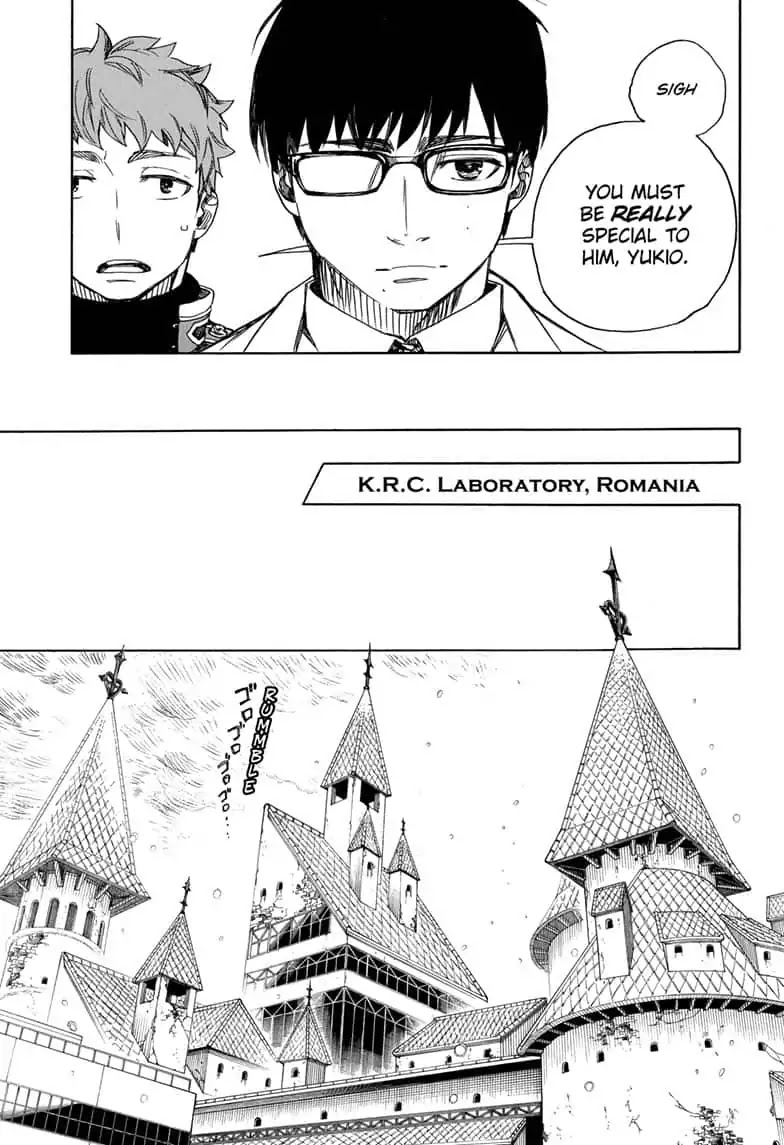 Ao no Exorcist Chapter 112 page 3 - Chapter 112: SsC40:00C