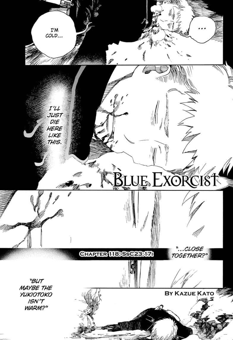 Ao no Exorcist Chapter 118 page 1 - Chapter 118: Vol 18