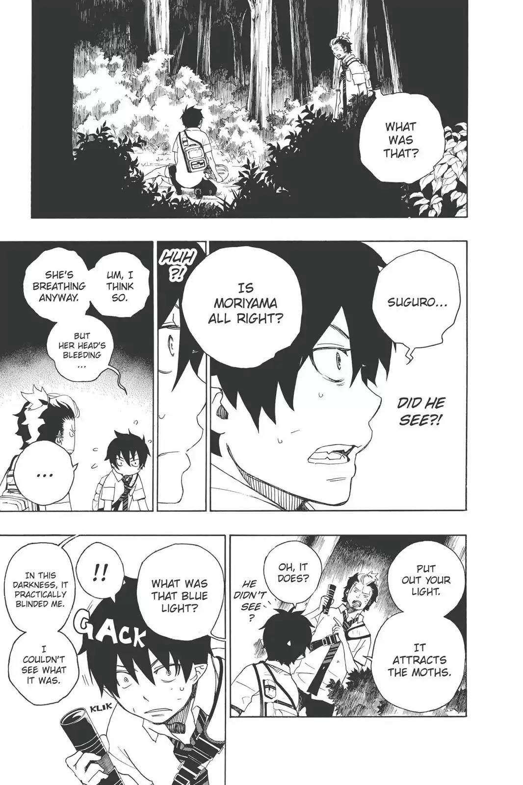Ao no Exorcist Chapter 12 page 13 - Chapter 12: Light Trap