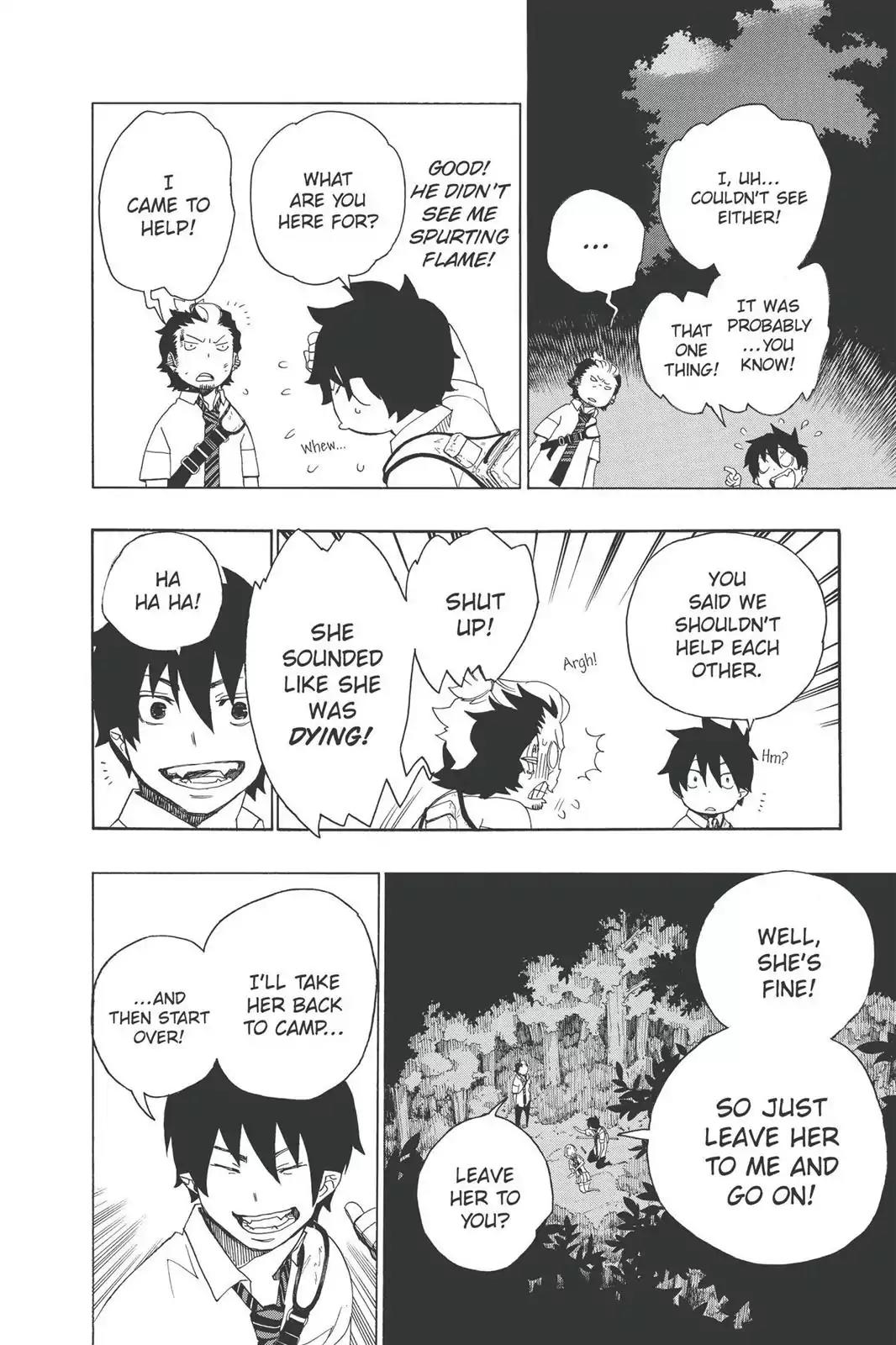 Ao no Exorcist Chapter 12 page 14 - Chapter 12: Light Trap