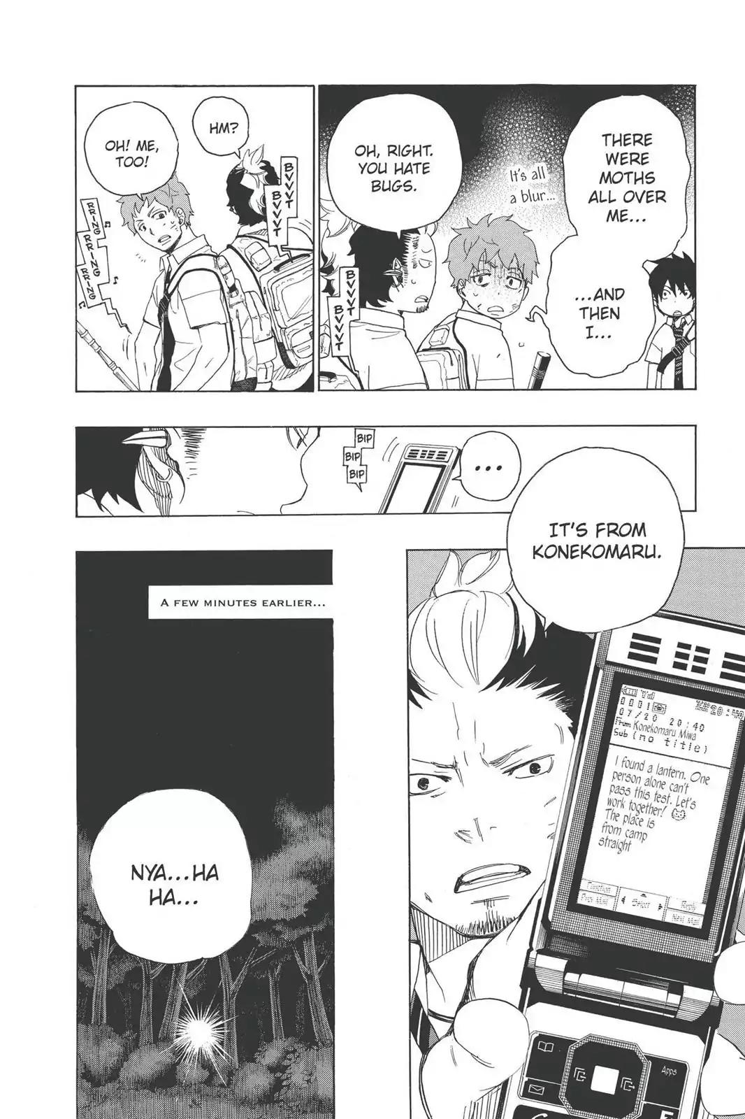 Ao no Exorcist Chapter 12 page 18 - Chapter 12: Light Trap