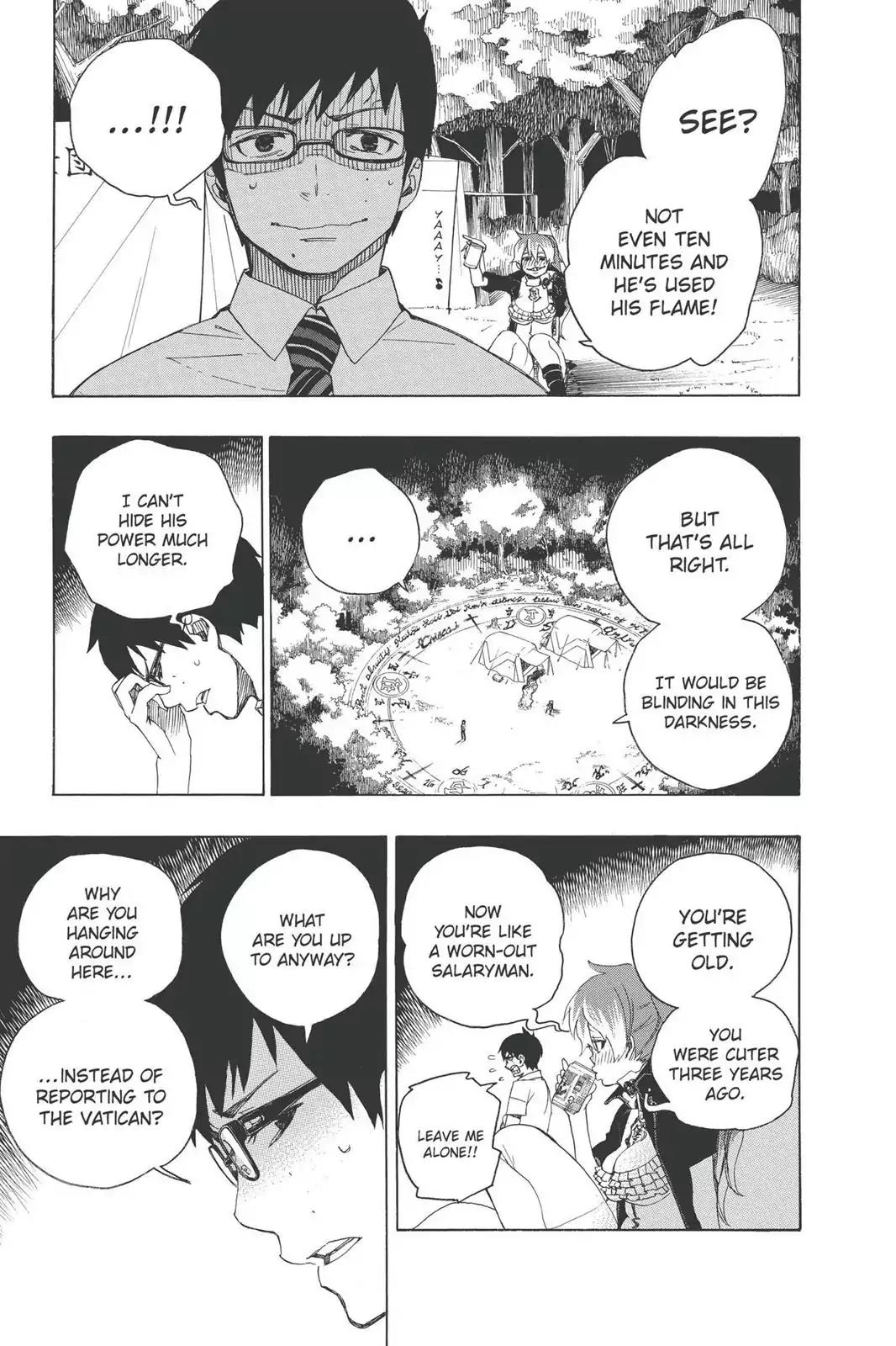 Ao no Exorcist Chapter 12 page 19 - Chapter 12: Light Trap
