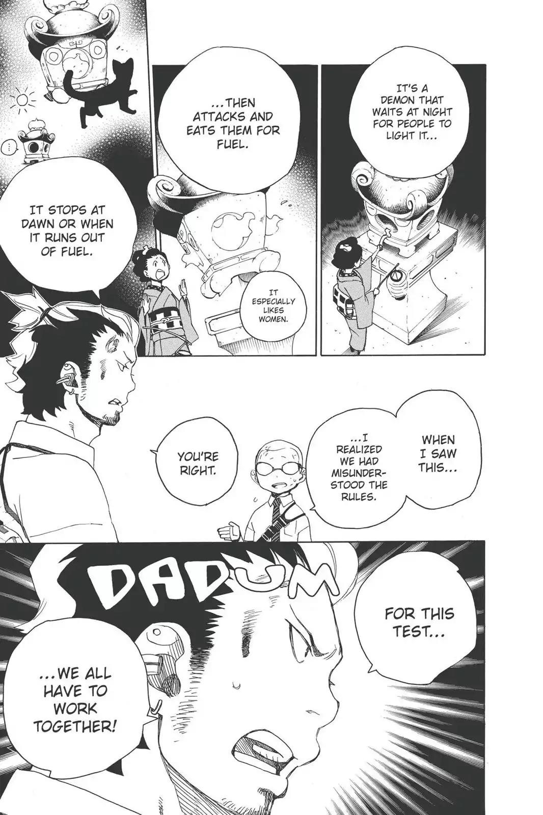 Ao no Exorcist Chapter 12 page 25 - Chapter 12: Light Trap