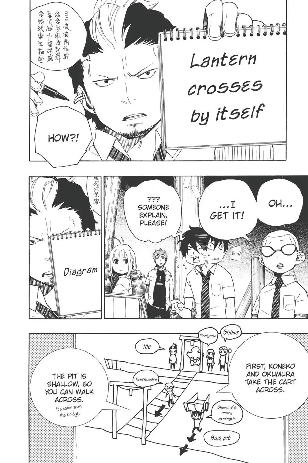 Ao no Exorcist Chapter 12 page 34 - Chapter 12: Light Trap