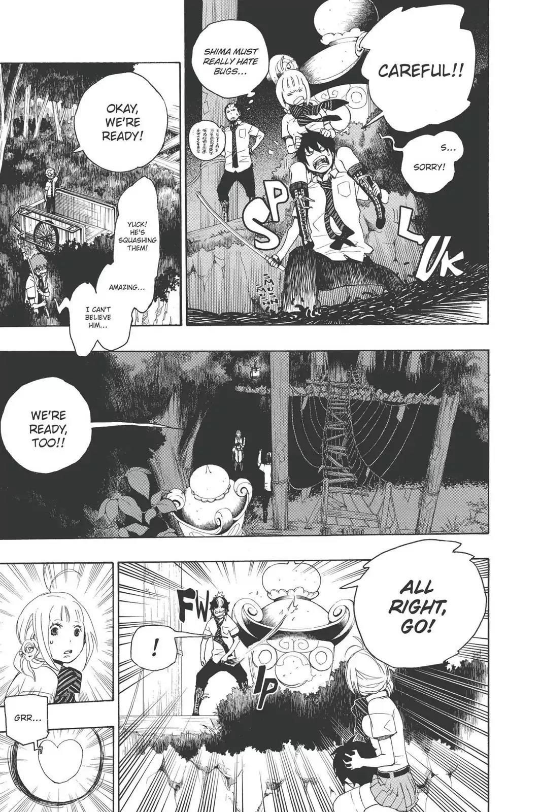 Ao no Exorcist Chapter 12 page 37 - Chapter 12: Light Trap