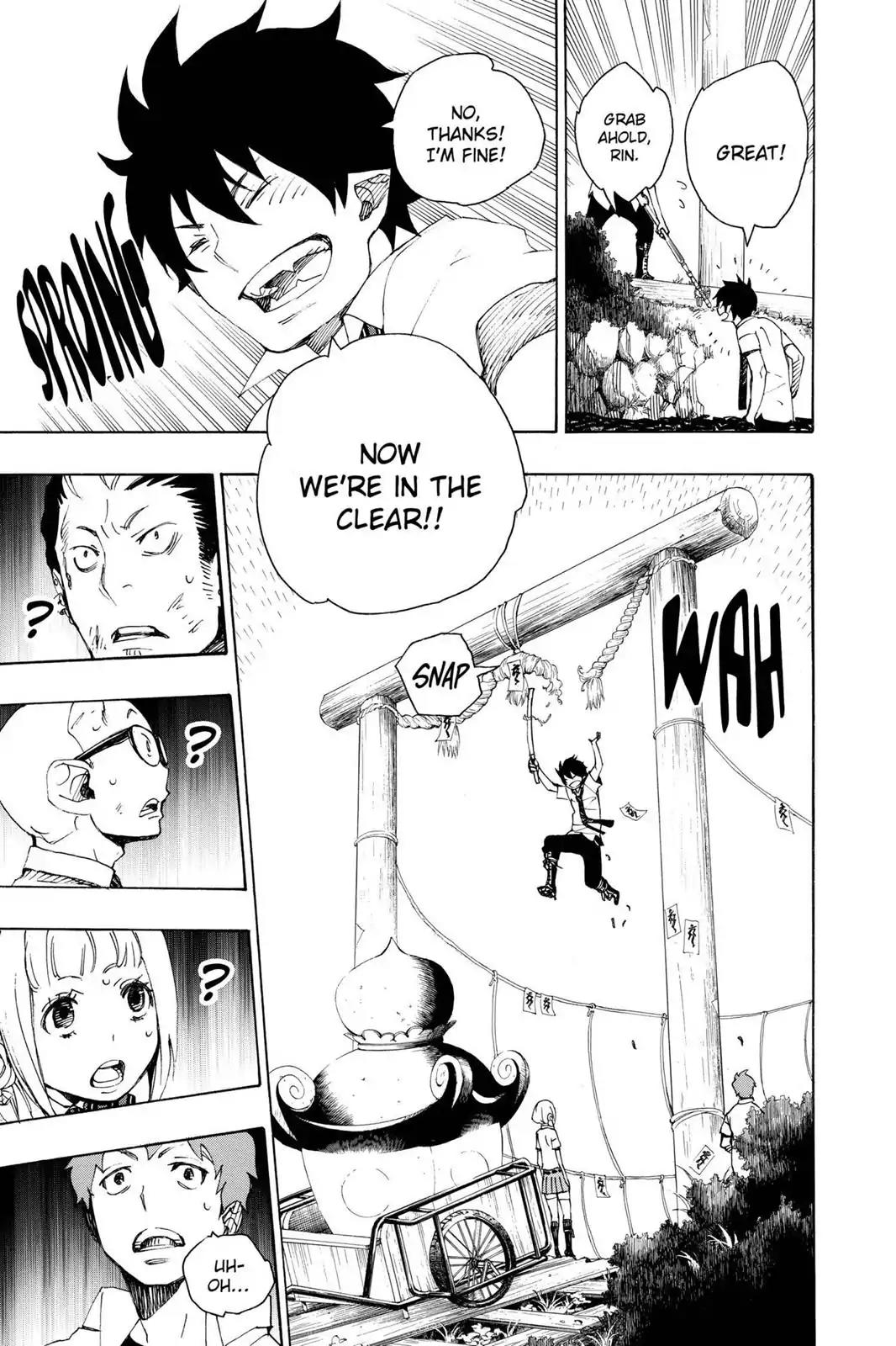 Ao no Exorcist Chapter 12 page 41 - Chapter 12: Light Trap