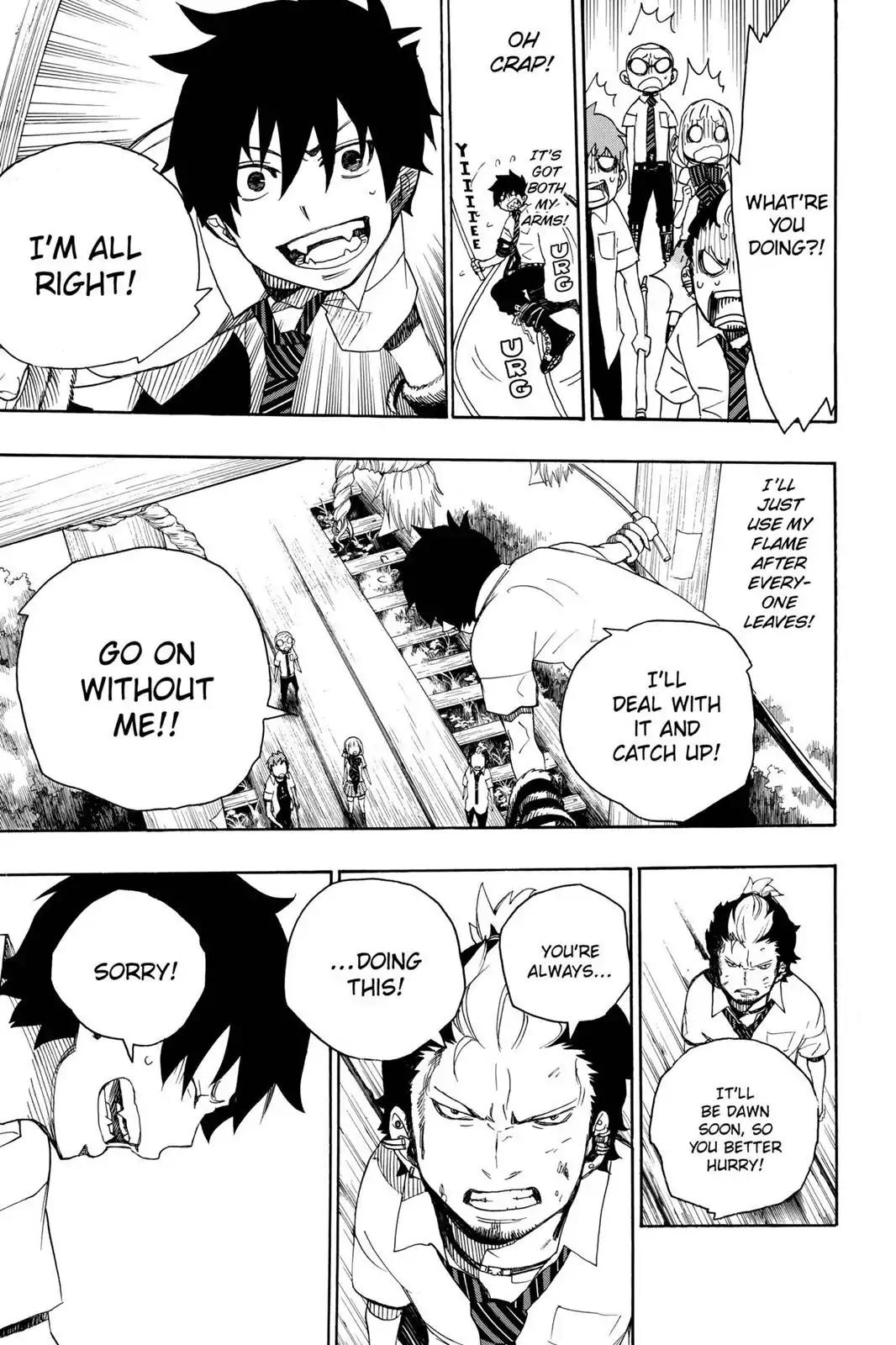 Ao no Exorcist Chapter 12 page 43 - Chapter 12: Light Trap