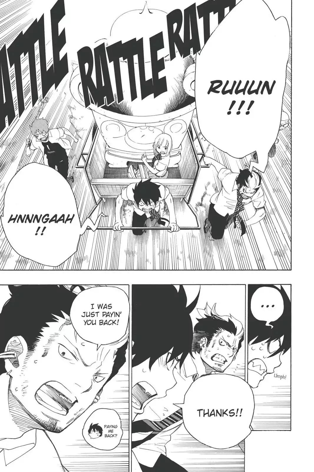 Ao no Exorcist Chapter 12 page 47 - Chapter 12: Light Trap