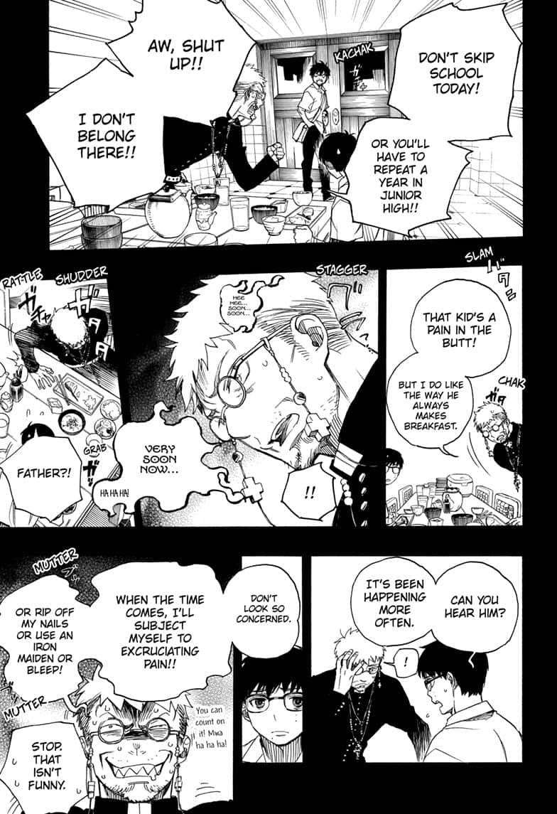 Ao no Exorcist Chapter 120 page 11 - Chapter 120