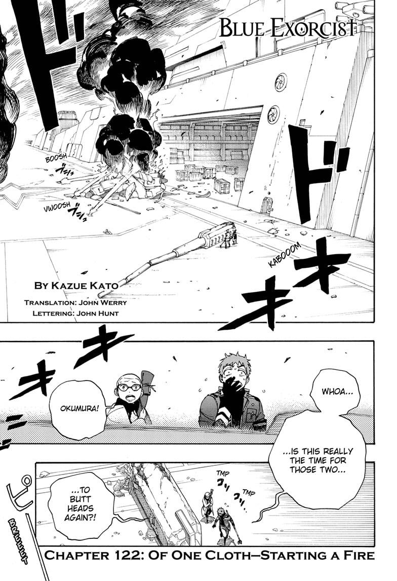 Ao no Exorcist Chapter 122 page 1 - Chapter 122