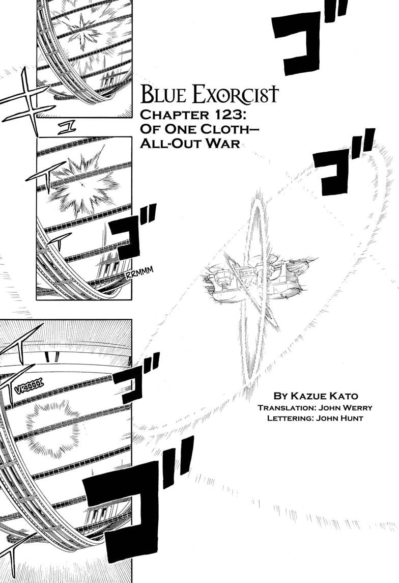 Ao no Exorcist Chapter 123 page 1 - Chapter 123