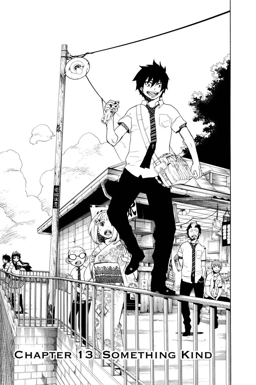 Ao no Exorcist Chapter 13 page 1 - Chapter 13: Something Kind