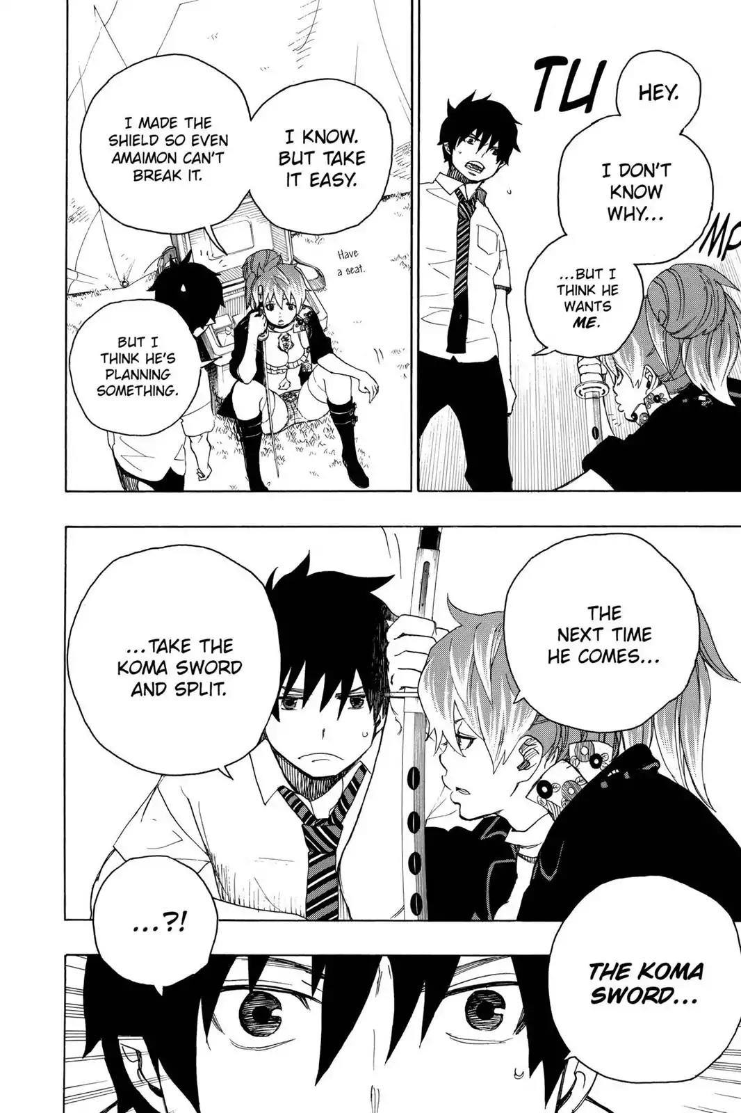 Ao no Exorcist Chapter 13 page 10 - Chapter 13: Something Kind