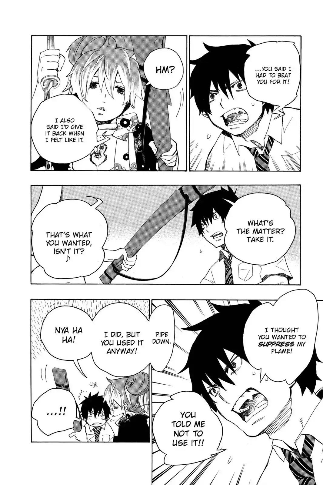 Ao no Exorcist Chapter 13 page 12 - Chapter 13: Something Kind