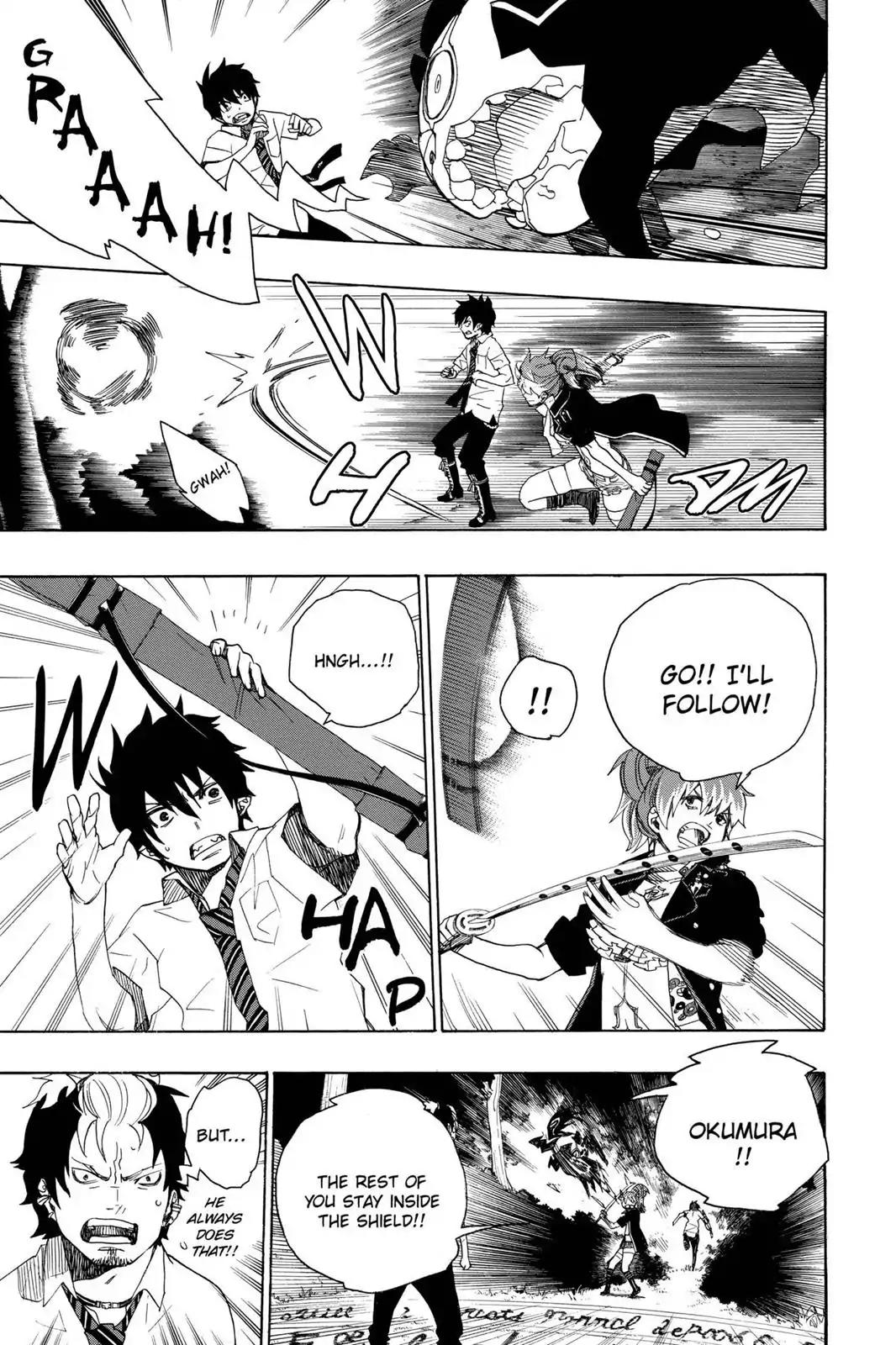 Ao no Exorcist Chapter 13 page 17 - Chapter 13: Something Kind