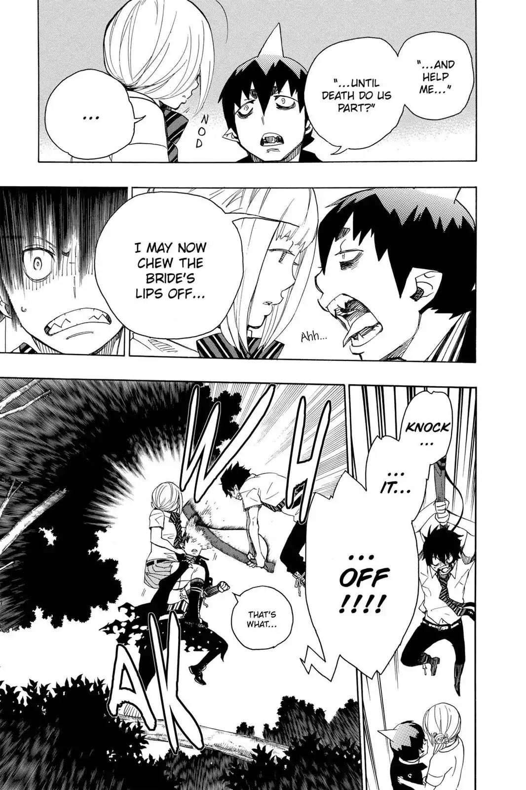 Ao no Exorcist Chapter 13 page 19 - Chapter 13: Something Kind