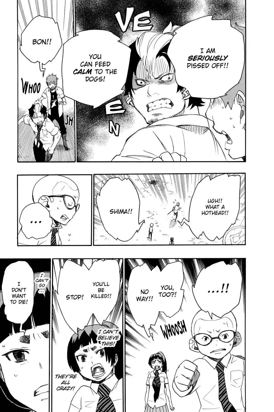 Ao no Exorcist Chapter 13 page 22 - Chapter 13: Something Kind