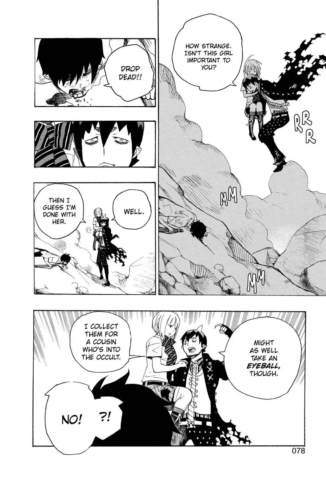 Ao no Exorcist Chapter 13 page 23 - Chapter 13: Something Kind