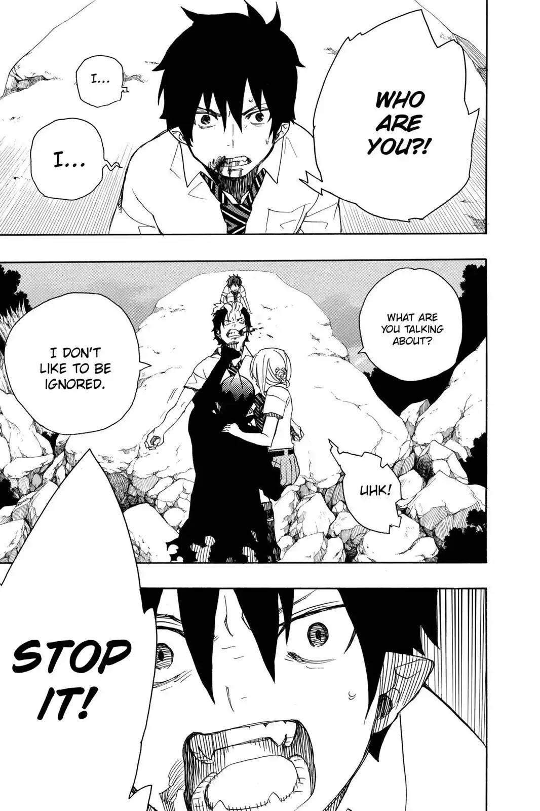 Ao no Exorcist Chapter 13 page 30 - Chapter 13: Something Kind