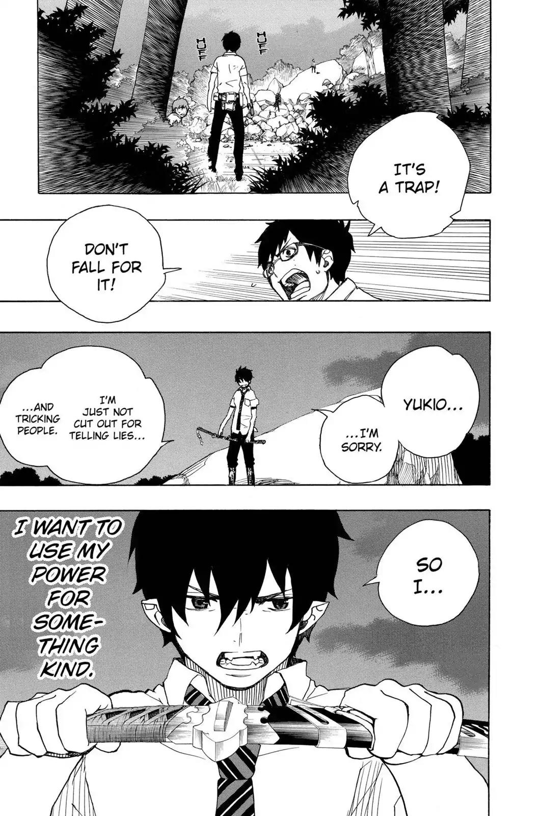 Ao no Exorcist Chapter 13 page 32 - Chapter 13: Something Kind