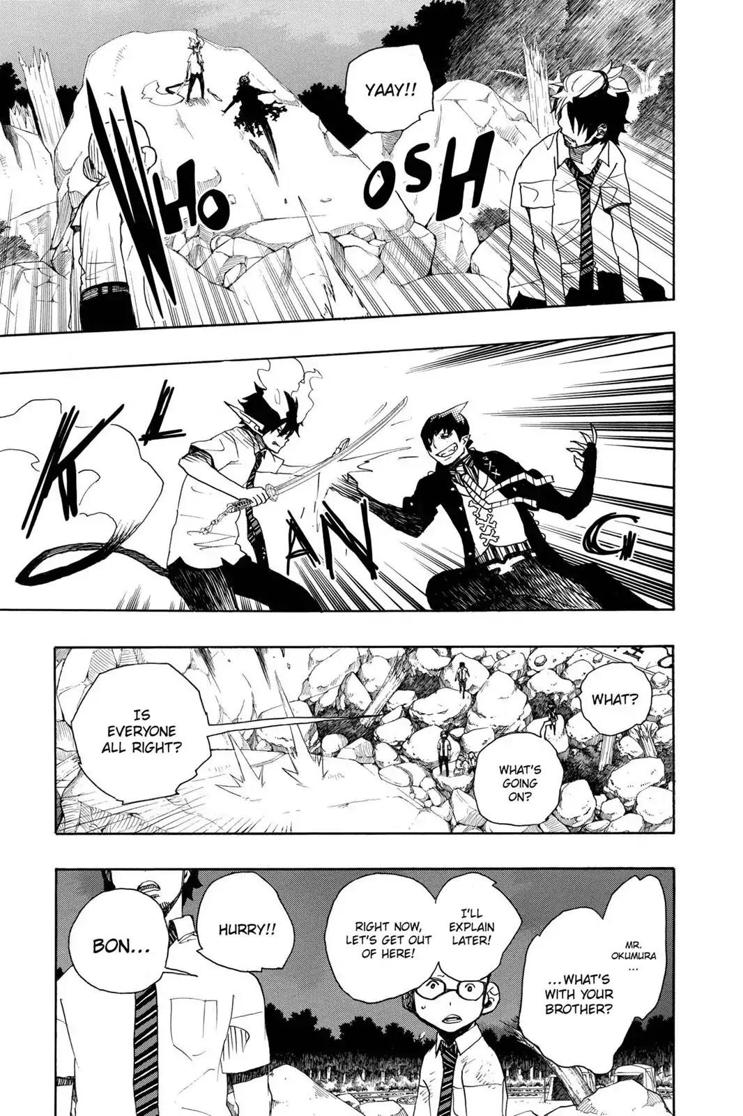 Ao no Exorcist Chapter 13 page 35 - Chapter 13: Something Kind