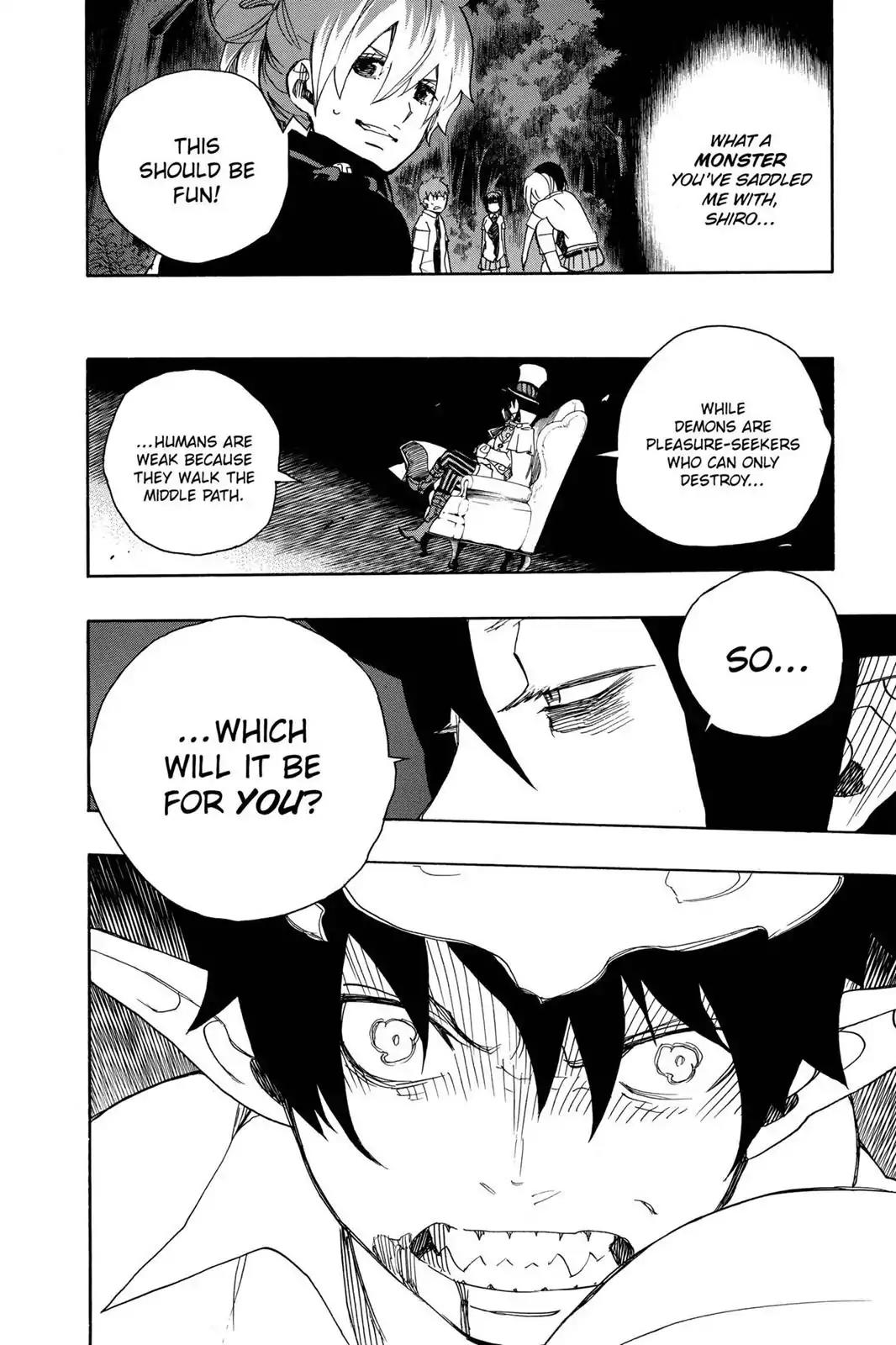 Ao no Exorcist Chapter 13 page 40 - Chapter 13: Something Kind
