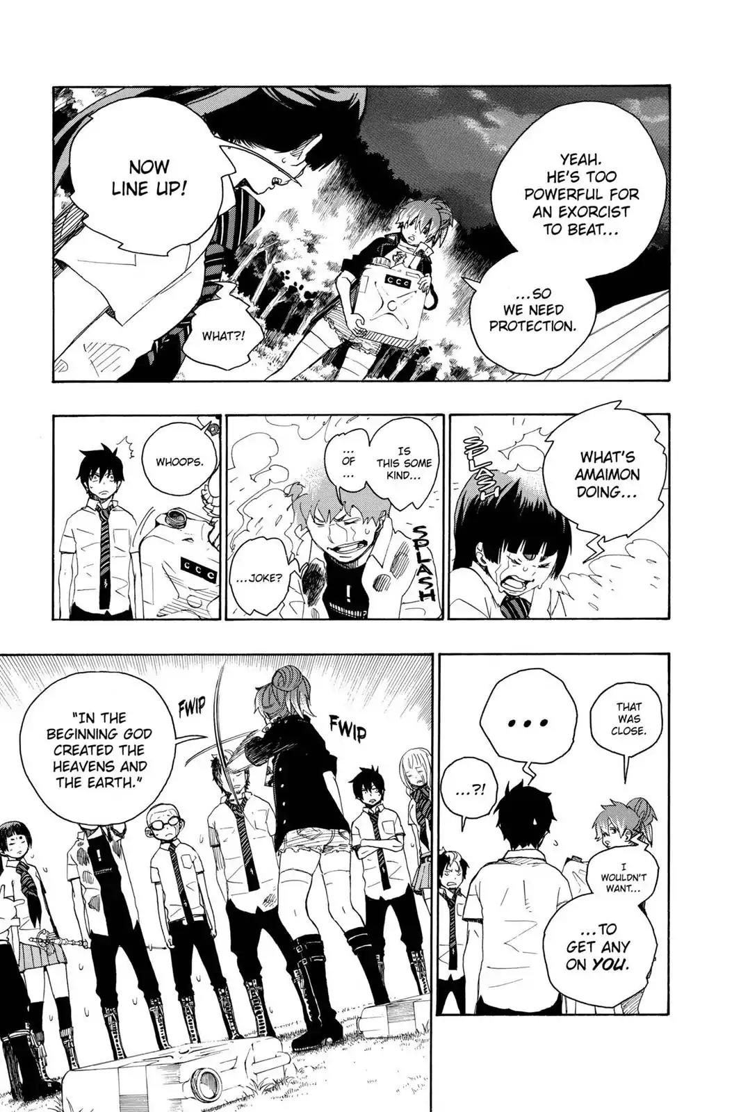 Ao no Exorcist Chapter 13 page 7 - Chapter 13: Something Kind