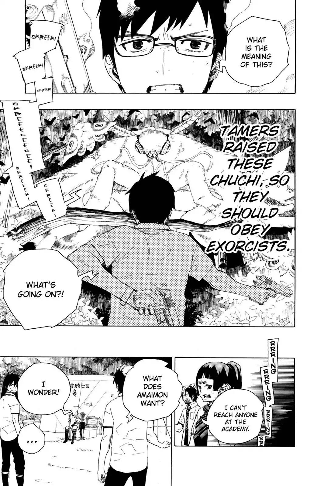 Ao no Exorcist Chapter 13 page 9 - Chapter 13: Something Kind
