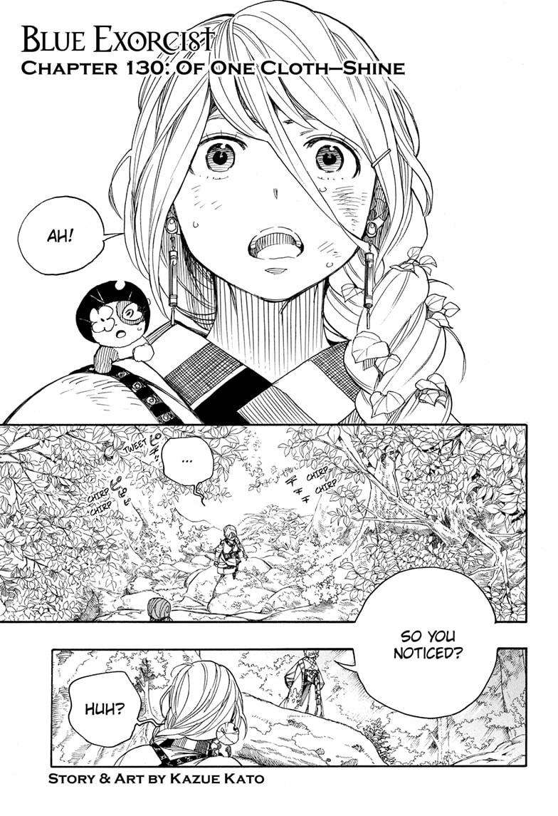Ao no Exorcist Chapter 130 page 1 - Chapter 130