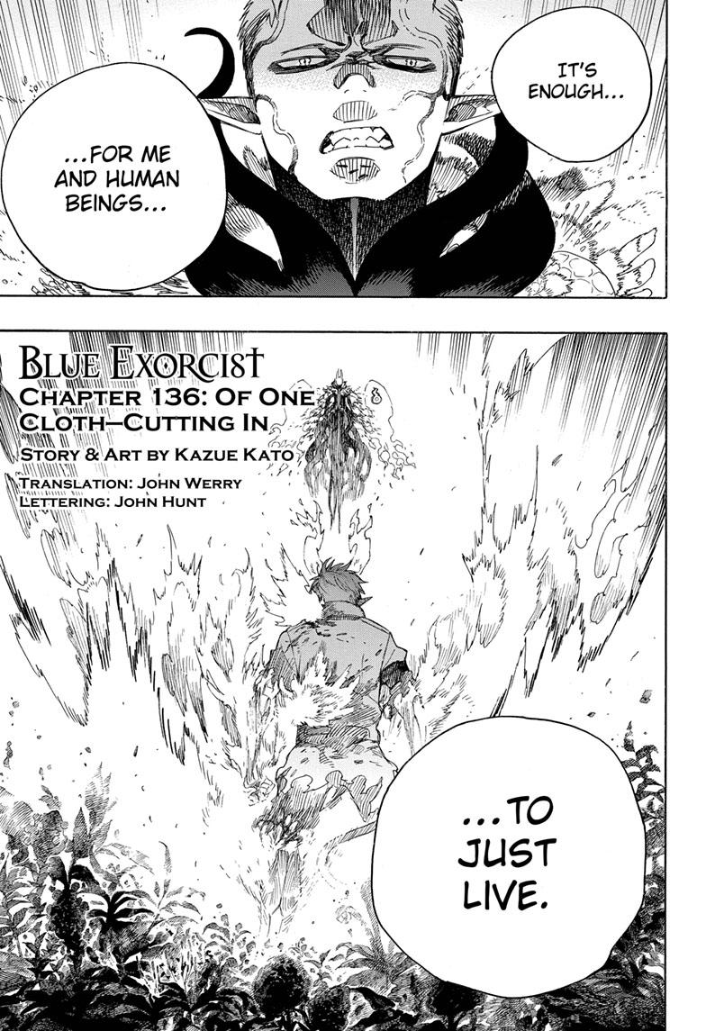 Ao no Exorcist Chapter 136 page 1 - Chapter 136