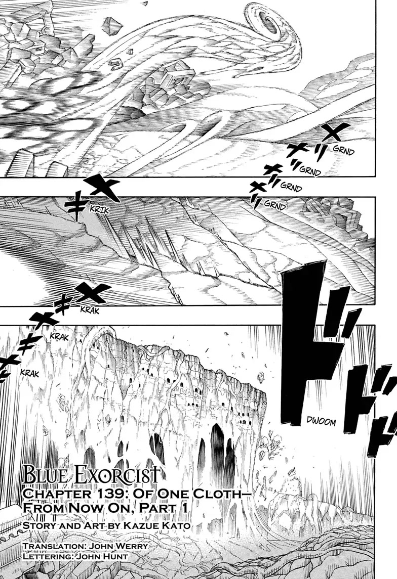 Ao no Exorcist Chapter 139 page 1 - Chapter 139