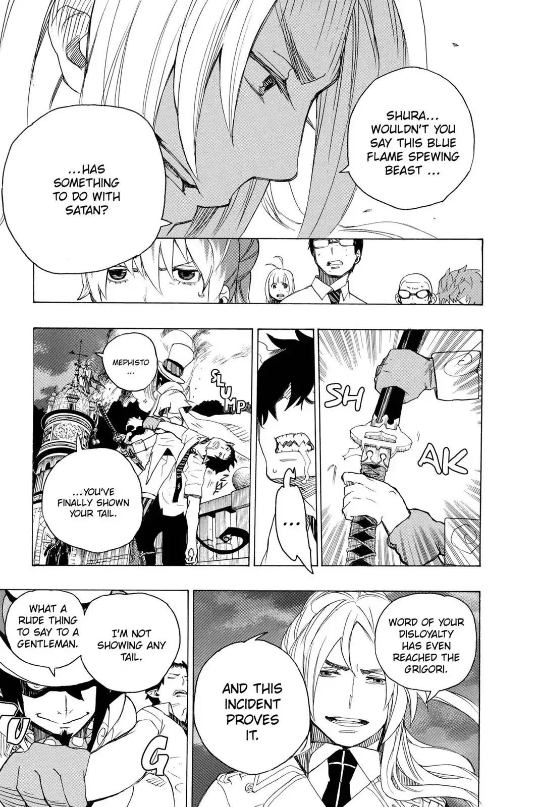 Ao no Exorcist Chapter 14 page 13 - Chapter 14: The Wager
