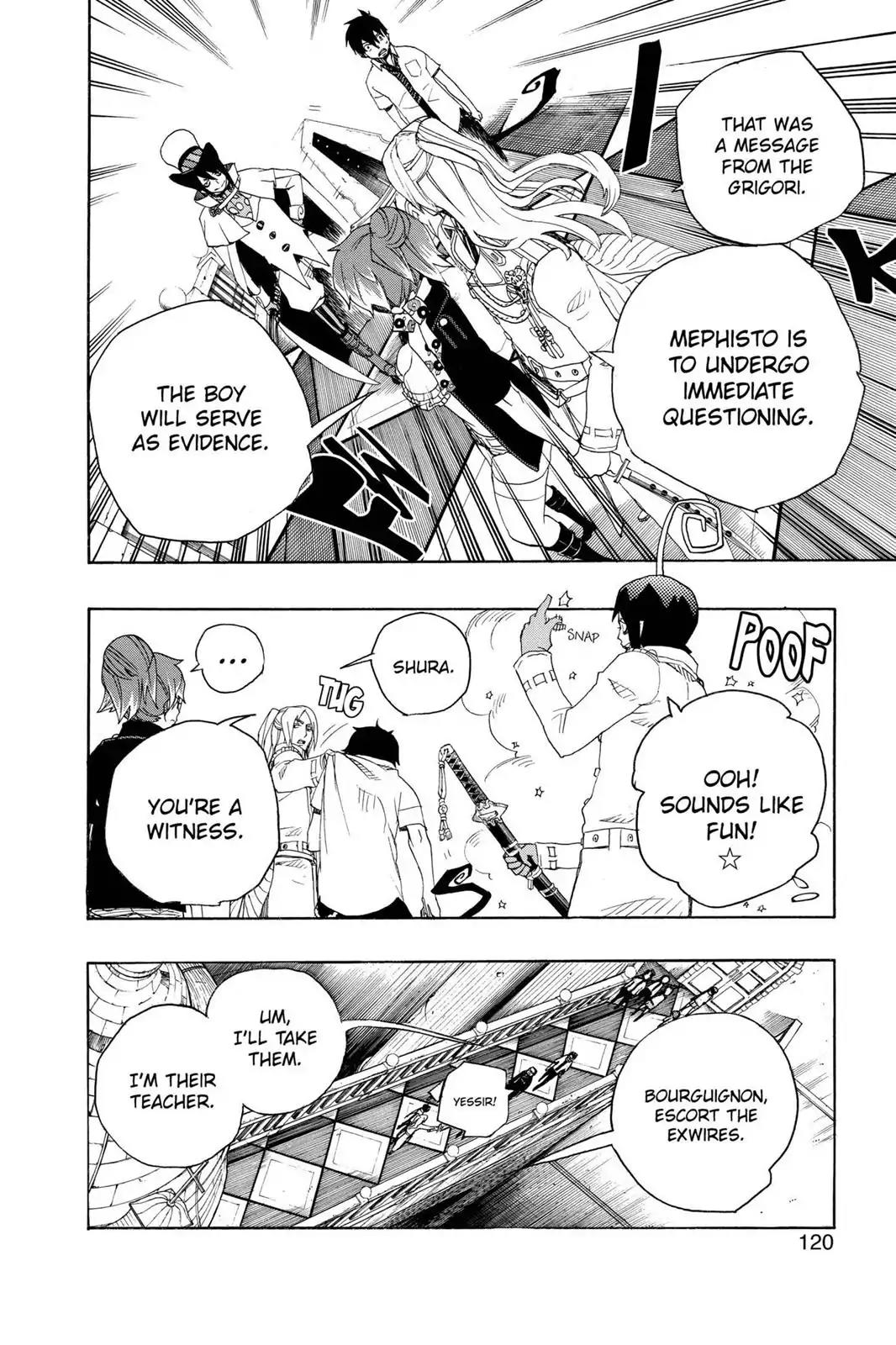 Ao no Exorcist Chapter 14 page 20 - Chapter 14: The Wager