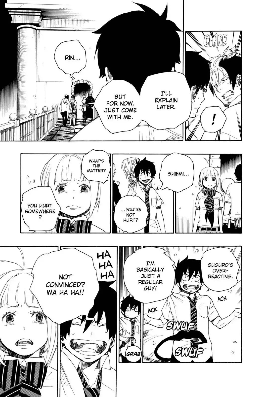 Ao no Exorcist Chapter 14 page 23 - Chapter 14: The Wager